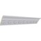 Ekena Millwork 2 3/4"H x 2 1/2"P x 3 5/8"F x 94 1/2"L, (2" Repeat), Tristan Crown Moulding MLD02X02X03TN - alternate 4